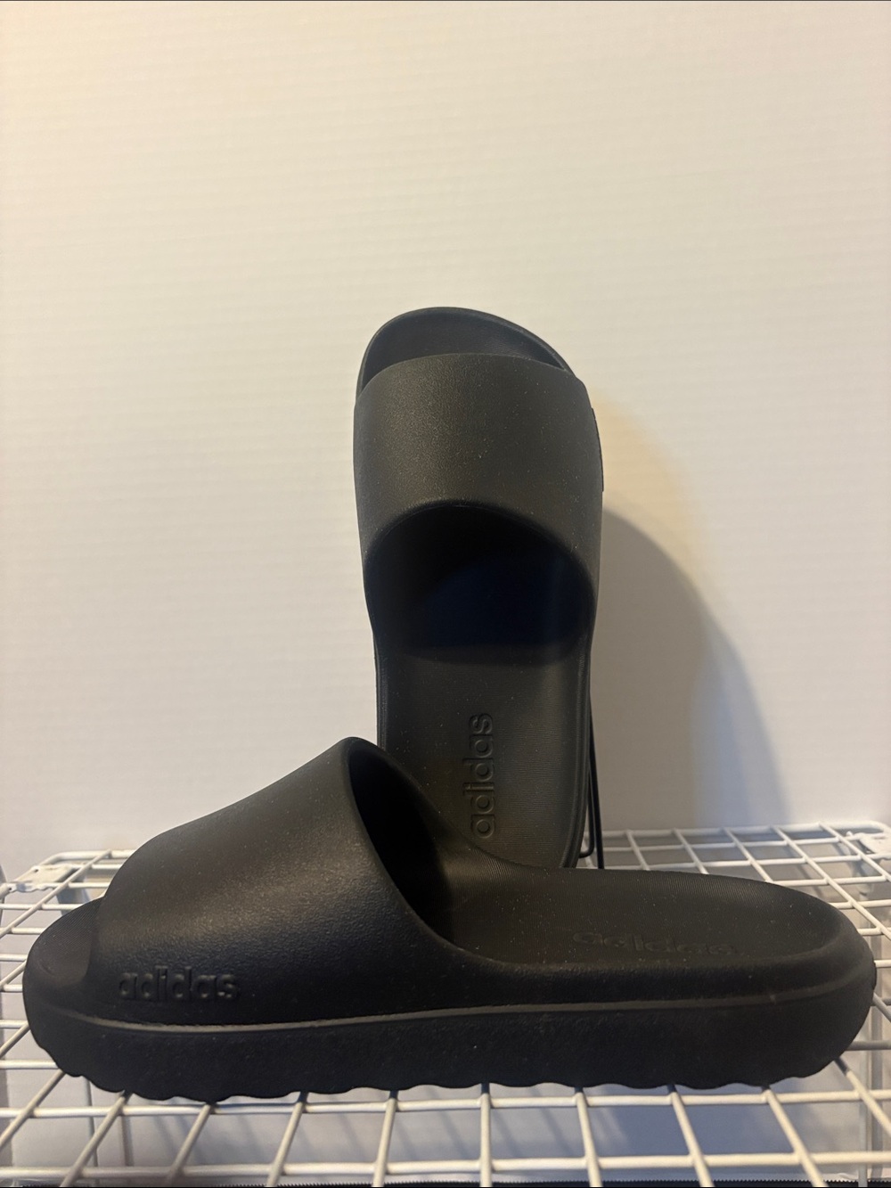 adidas Women's Black Slide Sandals — Minimalist Slip-On